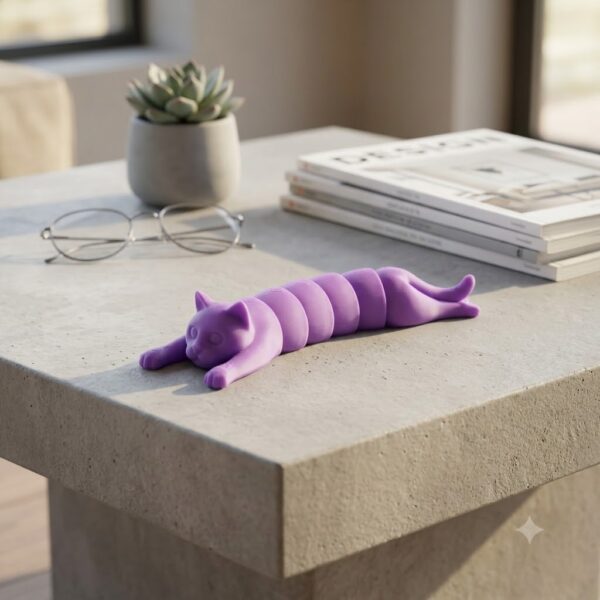 Pisică Articulată Flexibilă – Print 3D de Înaltă Precizie